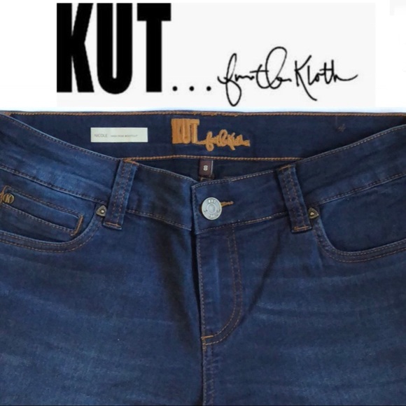 🆕👖NICOLE Hi Rise Boot Cut Dark KutFromTheKloth - Picture 11 of 16